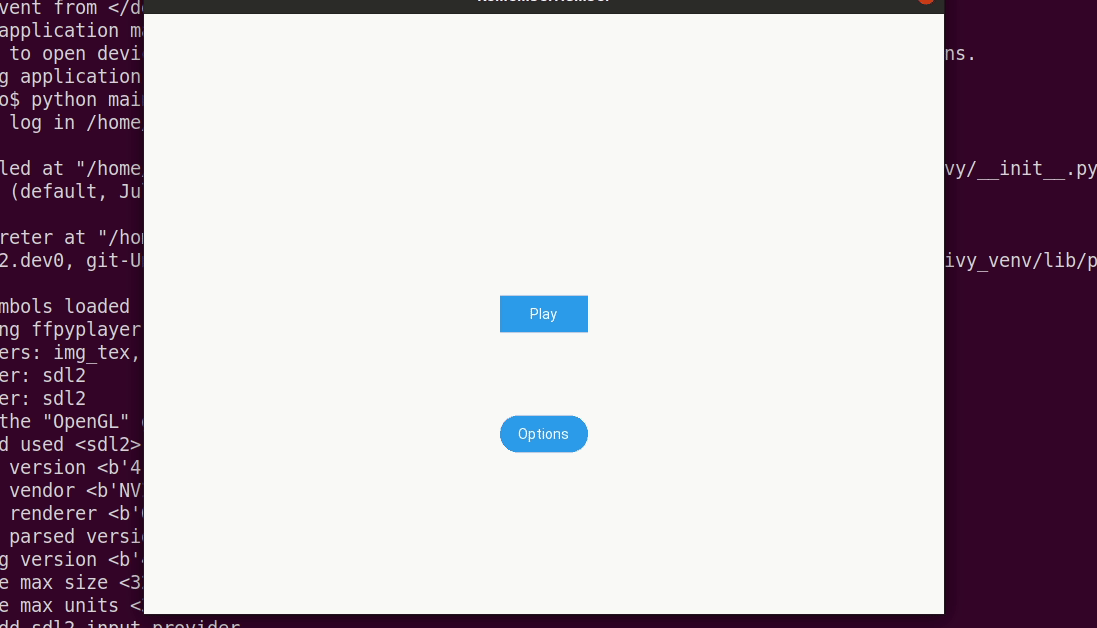 Kivy app switching between screens